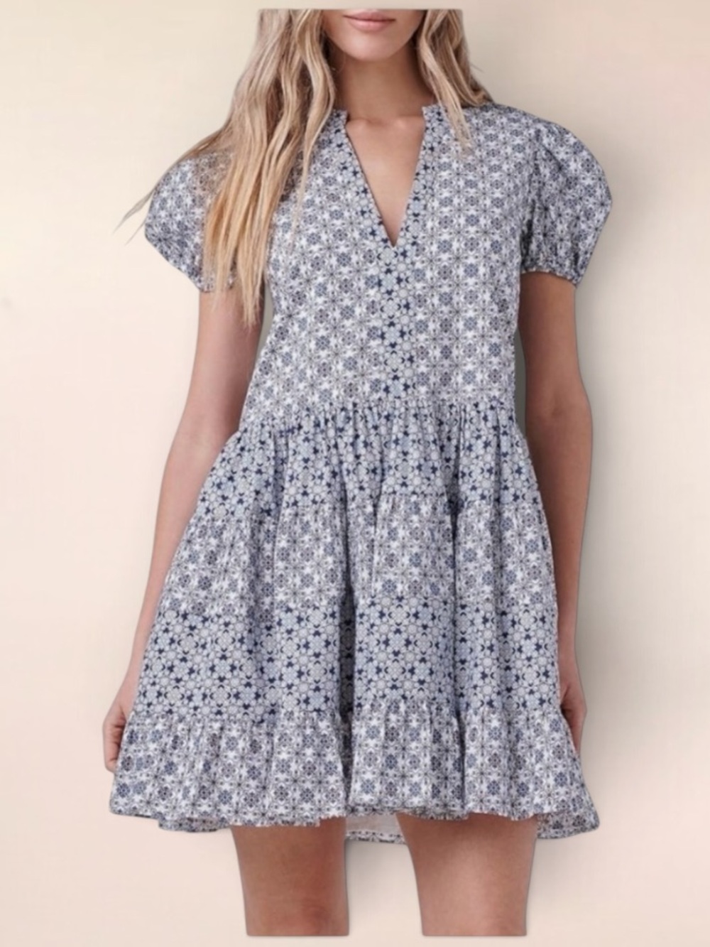ENGLISH FACTORY NEW
Women's Printed Drop
Waist Mini Dress